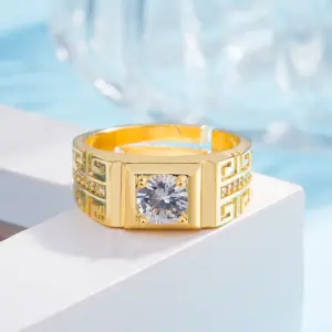 Domineering Classic Man's Ring (Yellow Gold) / Adjustable Opening