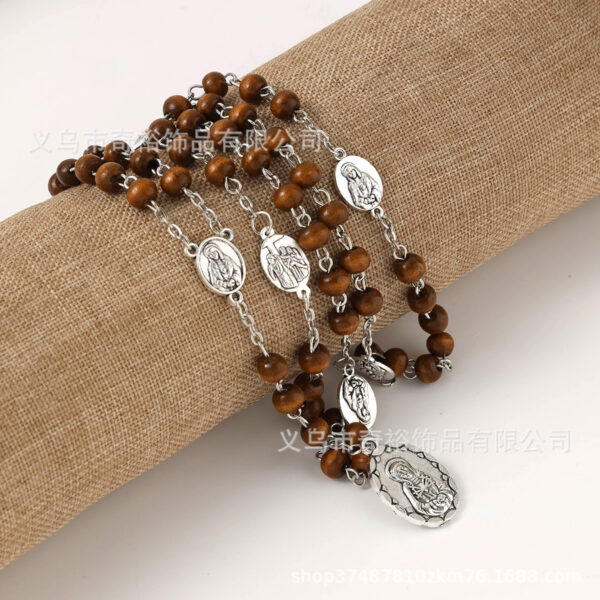 Wholesale Cross-border Seven Bitter Rosary Necklace