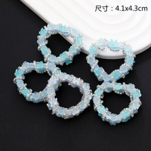 Love butterfly flower ball-blue