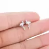 Wholesale Simple Style Geometric Plating 304 Stainless Steel No Inlaid 18K Gold Plated Earrings