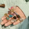 Women'S Crystal Healing Irregular Rings Healing Crystals Jewelry