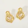 Wholesale 1 Pair Casual Elegant Simple Style Geometric 304 Stainless Steel 18K Gold Plated Ear Studs