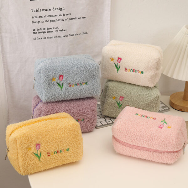 oly-b4ca1fd0f048133420508a1da067ba4a Wholesale Plush Storage Bag Jinxiang Cosmetic Bag Large Capacity Advanced Toiletry rtable Travel Japanese Cosmetic Bag