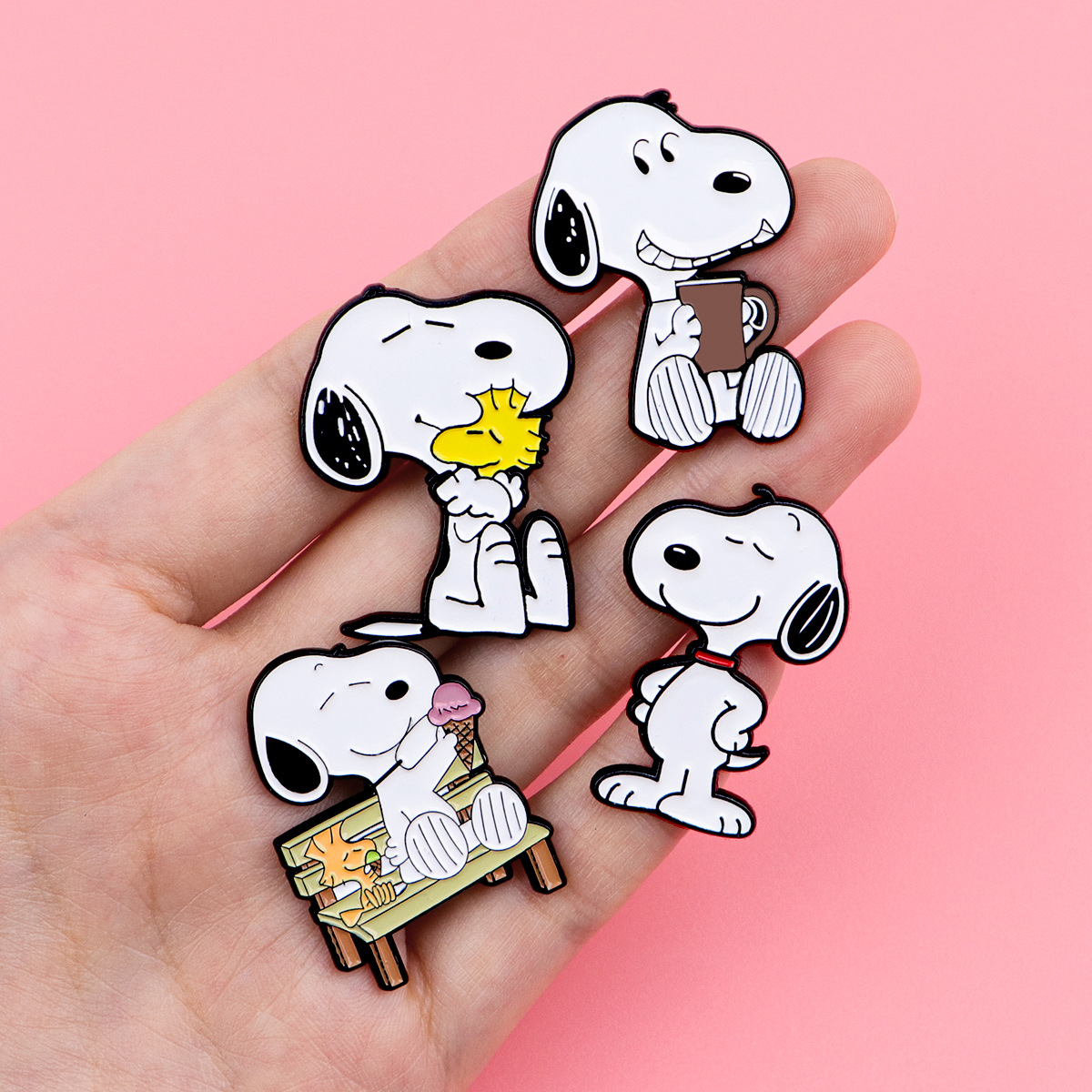 Wholesale Cute Dog Brooch Cartoon Metal Badge Clothing Brooch Aessories