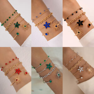 oly-b4d5cb10ba448398adb7a13050c08961 Wholesale Luxury Jewelry Colorfulful Four-Layer Bracelet