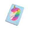 oly-b4de84cf52809fc2168ff2128da1994a Wholesale Colorful Plush Unicorn Notebook Cartoon Fantasy Girl Plush Notebook