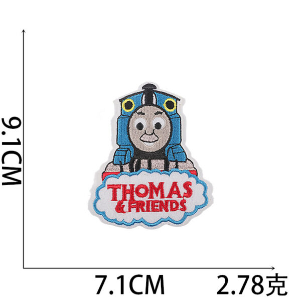 oly-b4df930934f29bdfdc115aac832d8e29 Wholesale Xiaotian car story embroidery cloth stickers cartoon character racing car embroidery patch stickers ironing computer embroidery