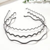 oly-b4e23891520d4b4b86aeada13e506ac1 Wholesale European and American metal wave thin headband gold Women's thin simple all-match practical bangs headband out fashion headband