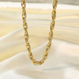 Qyh1217 Multi-Winding Necklace / Gold