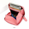 Wholesale Small zipper coin purse genuine leather storage bag