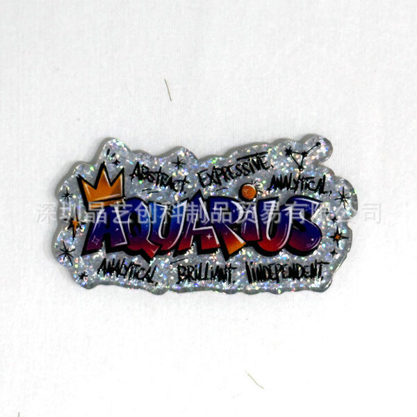 Wholesale Specializing in cross-border best-selling sequined acrylic DIY accessories and jewelry - the Twelve Constellations series from Jingyi Innovation Factory