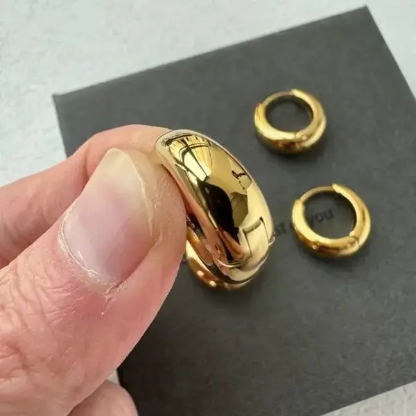 Wholesale 1 Pair Elegant Basic Streetwear U Shape 304 Stainless Steel Earrings