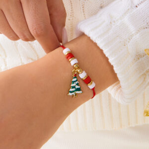 Christmas tree covered in snow