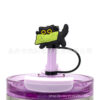 Wholesale Cross-border cartoon black cat silicone straw cap straw silicone lid Stanley cup straw protective cover dust plug