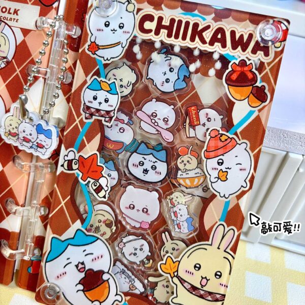 Wholesale [Jiyika Wow] Original Cartoon A7 Loose-leaf Book Rocking Notebook Cute Girl Heart High-value Animation