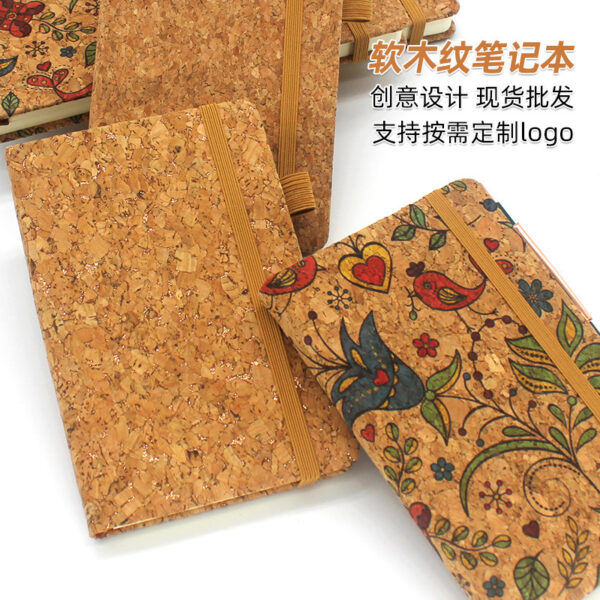 oly-b53020b783d04dd12739b2b8d2e3e880 Wholesale A5 Environmentally Friendly Pu Cork Notebook Customized Notepad Business Office Notebook Manufacturer Wholesale Supports Logo Printing