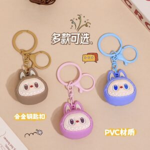 Brush keychain-pink