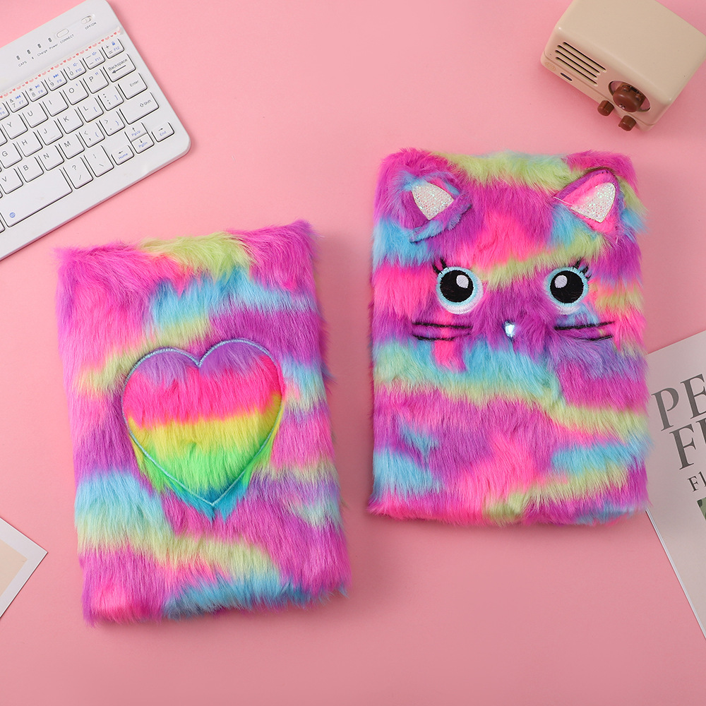 Wholesale Cartoon Plush Notebook Gift