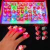 oly-b5384b218b4b8d4652bd51a85c8c1ebe Wholesale Flashing finger light LED Christmas pumpkin ghost head bracelet