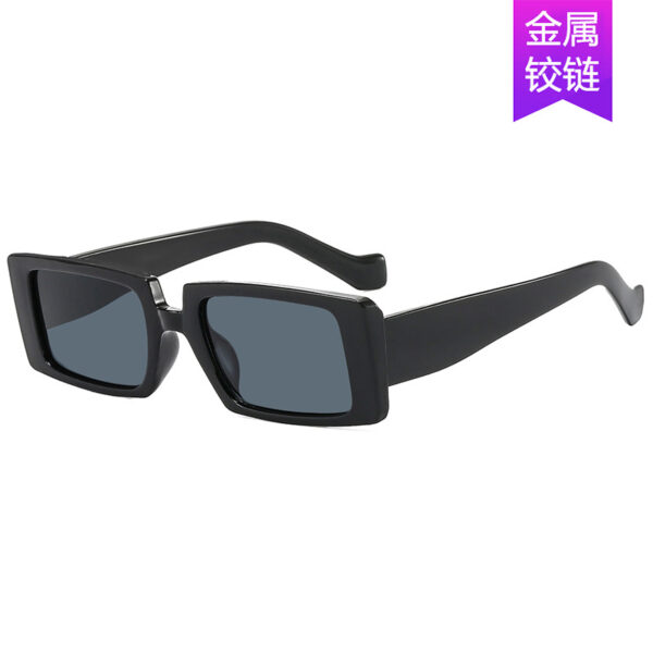 Wholesale Cross-border European and American square sunglasses simple 2023 new fashion women's fashion personalized sunglasses Street Photo Sunglasses