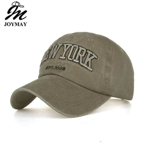 Wholesale Zhongmei Spring and Summer NEW Wash Cotton NEW YORK Embroidered Baseball Cap Cap Sun Hat B648