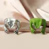Wholesale Copper Plating Geometric No Inlaid Copper Rings