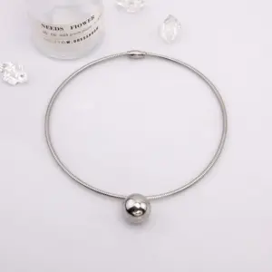 03-H3 Titanium Steel Collar / Silver