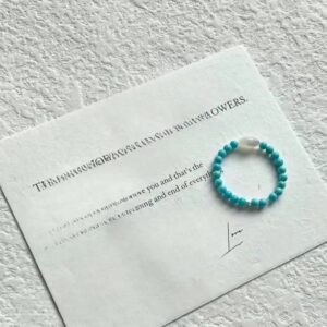 6# single shell turquoise ring