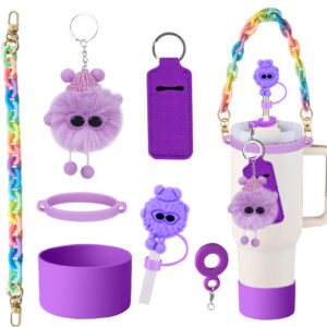 Small briquettes set purple