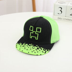 Flat edge black + Green / 52-54 CM
