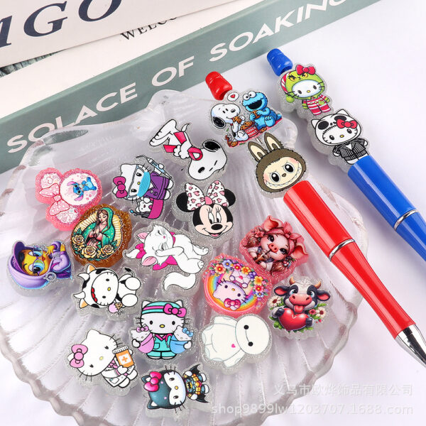 Wholesale Cute Cartoon Character Acrylic Beads