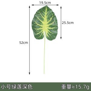 Small green lotus dark color