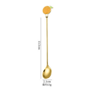 Orange spoon-gold