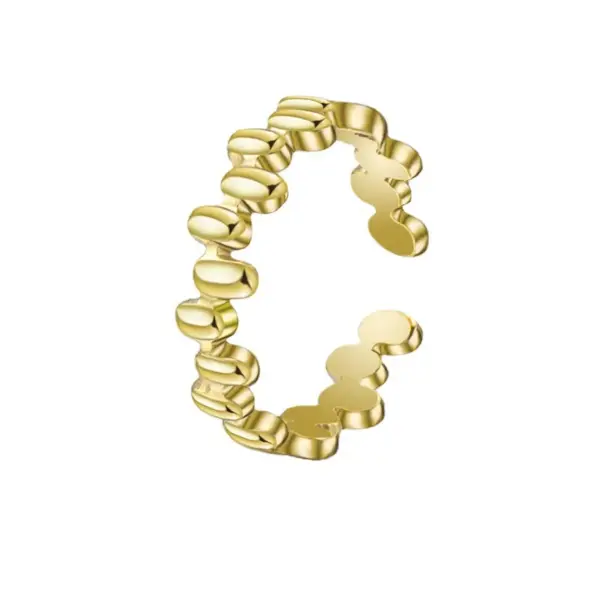 PVD Coated 18K Gold Real Gold Plated 304 Stainless Steel Fashion Waterproof Non Tarnish