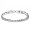 Wholesale Fashion Round Titanium Steel Inlay Zircon Bracelets 1 Piece