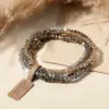 Wholesale Style Combination Hand Jewelry Vintage Personality 4 Bracelets Artificial Crystal Bracelets Accessories