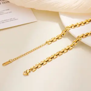 Strap Chain Bracelet / Gold