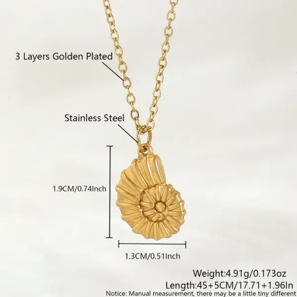 Wholesale Jewelry Beach Starfish 304 Stainless Steel Cable Chain Pendant Necklace