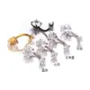 316L Stainless Steel Zircon Belly Rings Star Inlay 18K Real Gold Plated Women'S