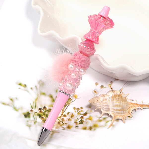 oly-b5e8ff93ca2bd8d869bfcac05e8a4a5c Wholesale UV Colored Bow Hand Flower Vertical Hole Beaded Solid Color Rose Bouquet Acrylic Beads DIY Jewelry Aessories