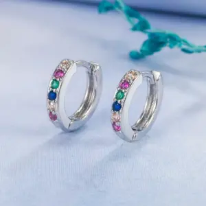 Multicolor Ear Clip [White Gold Color]]