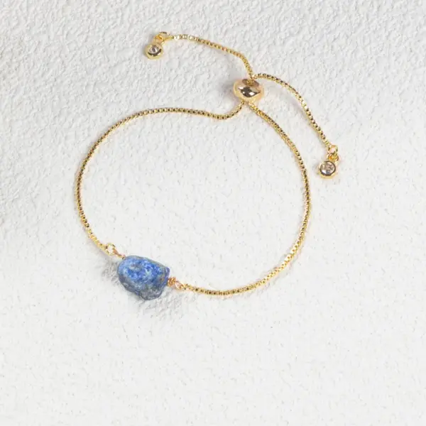 Wholesale Vintage Style Stone Natural Stone Copper Bracelets In Bulk