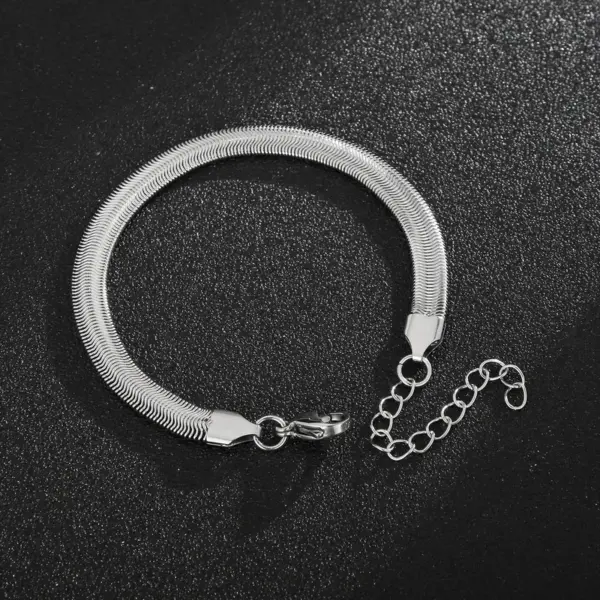 PVD Coated 18K Gold Plated Geometric Titanium Steel Fashion Waterproof Non Tarnish Titanium Steel Bracelets