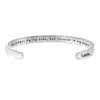 Wholesale Classic Style Solid Color Titanium Steel Polishing Plating Bangle