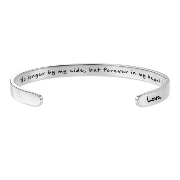 Wholesale Classic Style Solid Color Titanium Steel Polishing Plating Bangle