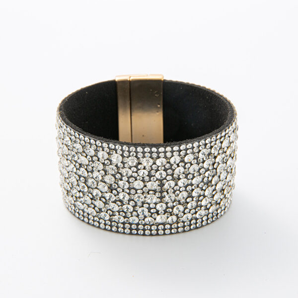 Wholesale Bohemian style handmade pebble wide bracelet