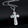 Wholesale Ins Style Necklace Men's Versatile Cross Sweater Chain Internet Celebrity Trendyy Aessories Titanium Steel Necklace