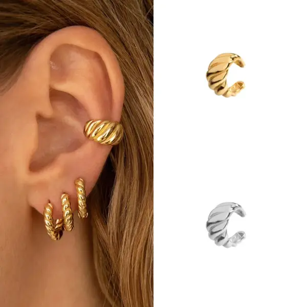 Wholesale 1 Pair Fashion Thread Plating Copper Earrings