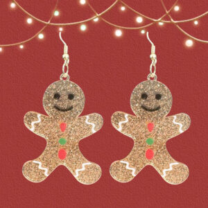 oly-b6350a36a4f912c920c2c4850aa7cfdf Wholesale Christmas gingerbread man acrylic earrings