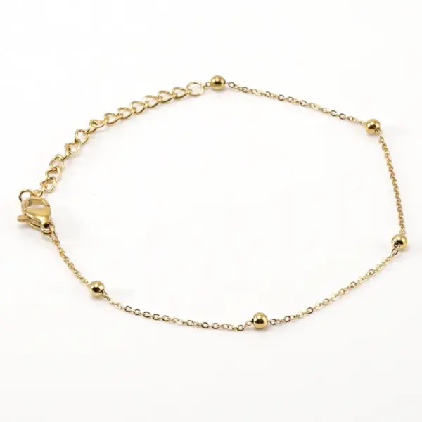 Wholesale PVD Coated 18K Gold Plated Geometric 304 Stainless Steel Titanium Steel Simple Style Waterproof Non Tarnish 304 Stainless Steel Necklace